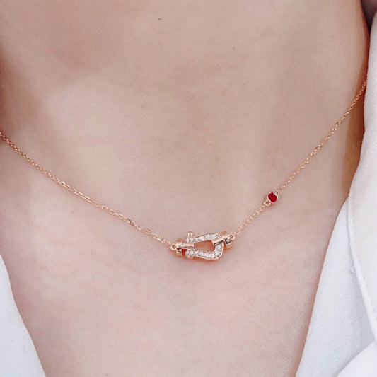 [Marins]FORCE 10 DIAMOND PINK GOLD NECKLACE