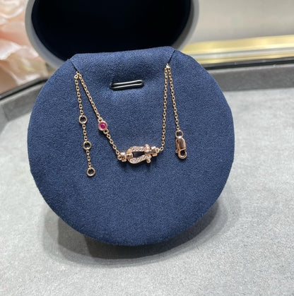 [Marins]FORCE 10 DIAMOND CHAIN LINK PINK GOLD BRACELET