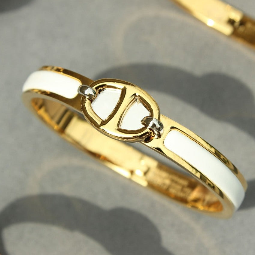 [Marins]CLIC CHAINE GOLD BRACELET