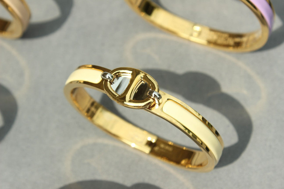 [Marins]CLIC CHAINE GOLD BRACELET