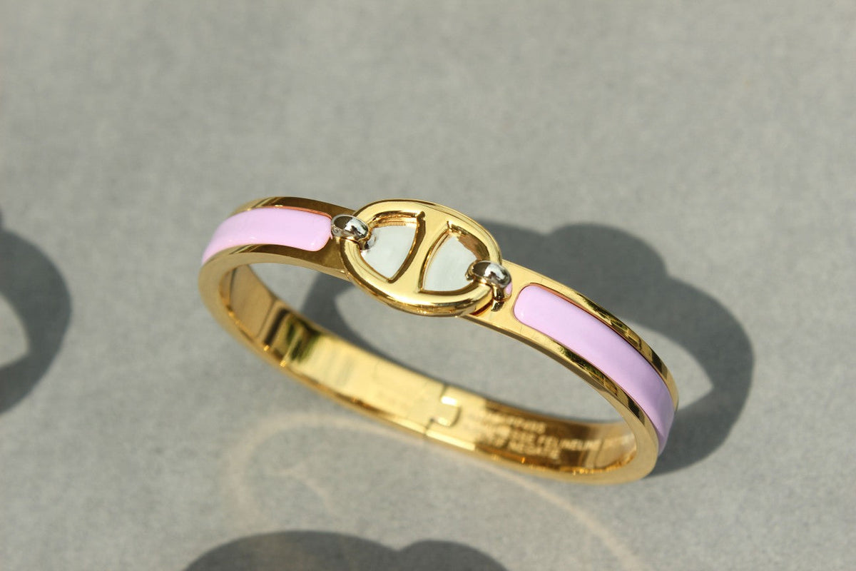 [Marins]CLIC CHAINE GOLD BRACELET
