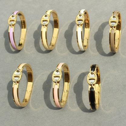 [Marins]CLIC CHAINE GOLD BRACELET