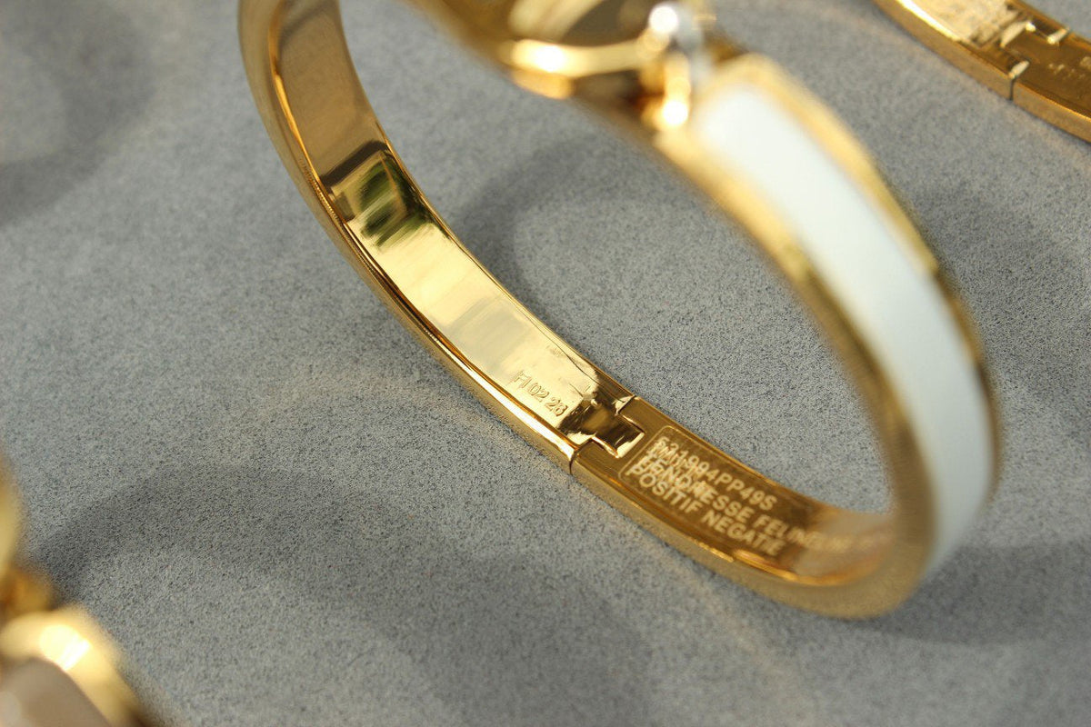 [Marins]CLIC CHAINE GOLD BRACELET