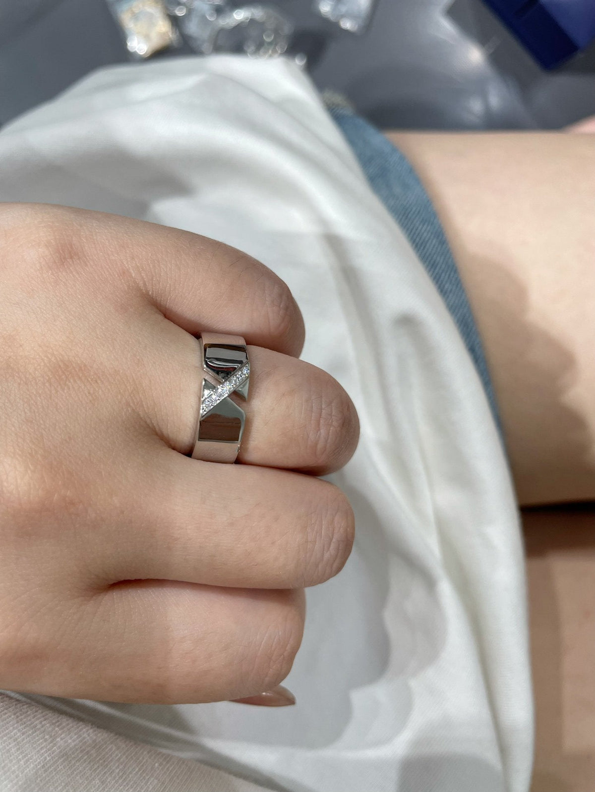 [Marins]LIENS EVIDENCE DIAOMOND RING