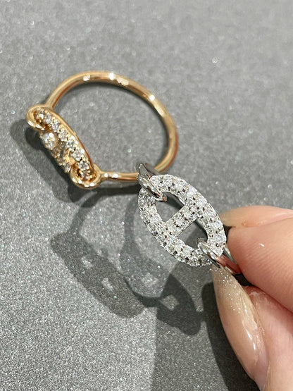 [Marins]RONDE SMALL DIAMOND RING