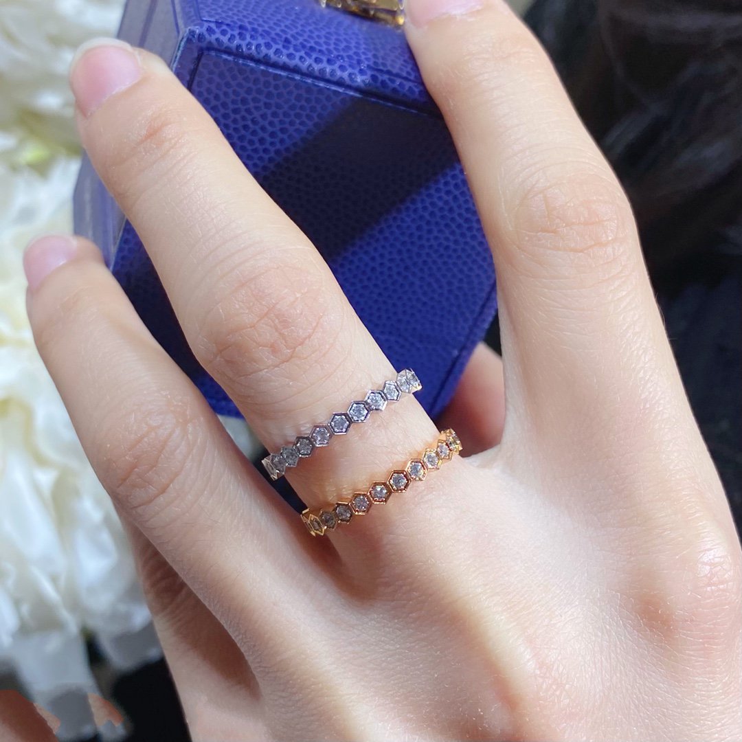 [Marins]BEE LOVE DIAMOND PAVED SMALL RING