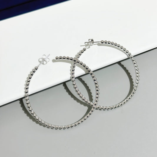 [Marins]SMOOTH BEAD STUD EARRINGS