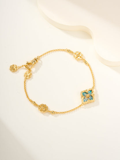 [Marins]B.C.L ENAMELED One-Flower Bracelet£¨Various Colors)