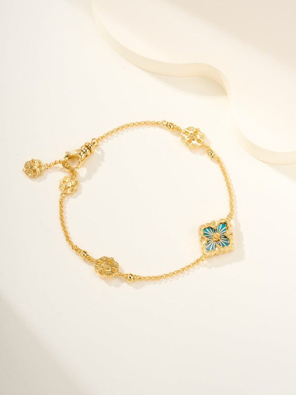 [Marins]B.C.L ENAMELED One-Flower Bracelet£¨Various Colors)