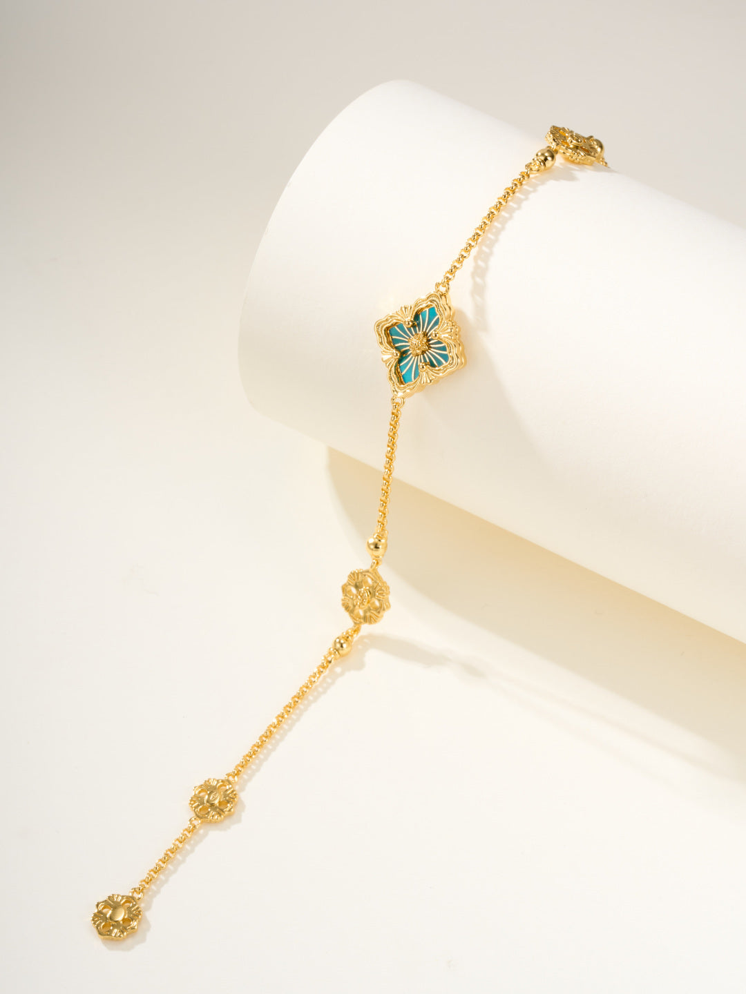 [Marins]B.C.L ENAMELED One-Flower Bracelet£¨Various Colors)