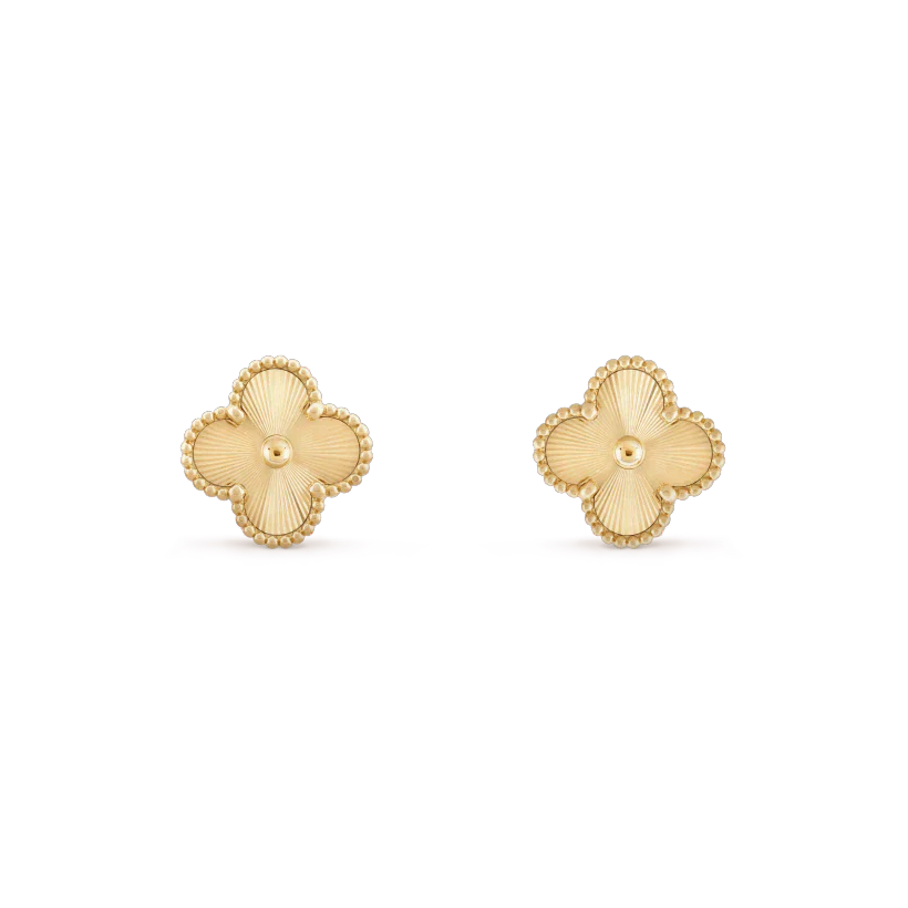 [Marins]CLOVER MINI 9.5MM LASER EARRINGS