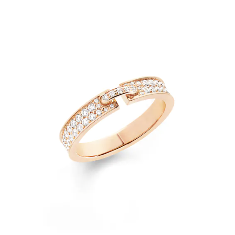 [Marins]ALLIANCE LIENS VIDENCE PAVED DIAMOND 4MM RING