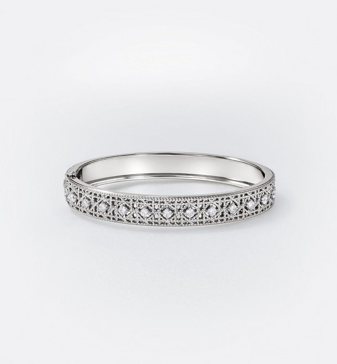 [?Marins]2026 WOVEN-PATTERN BRACELET SET WITH FULL DIAMOND INLAY THREE-COLORS
