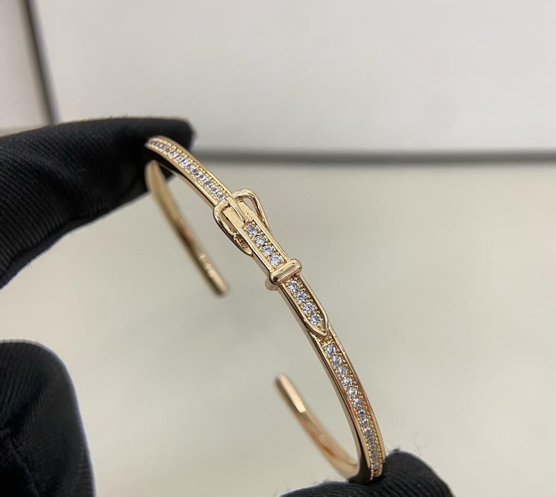 [?Marins]DIAMOND-ENCRUSTED BRACELET THREE COLORS