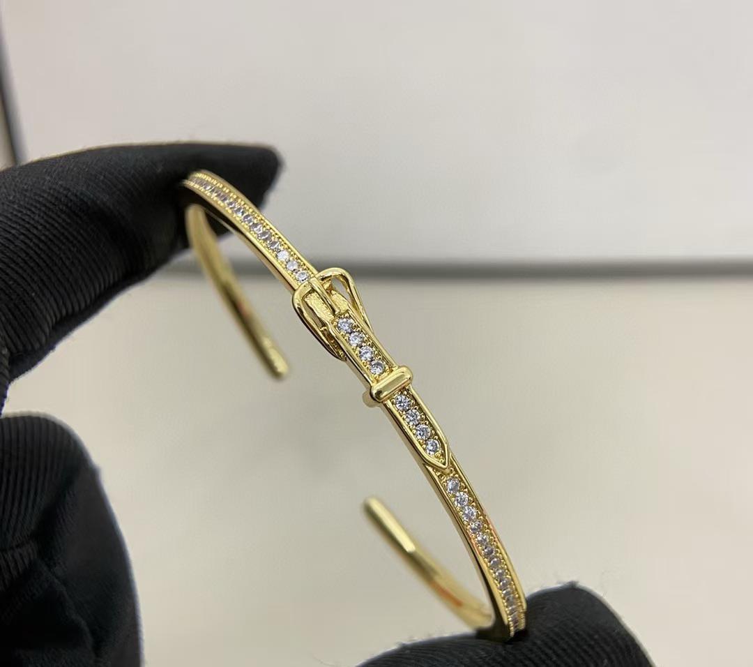 [?Marins]DIAMOND-ENCRUSTED BRACELET THREE COLORS