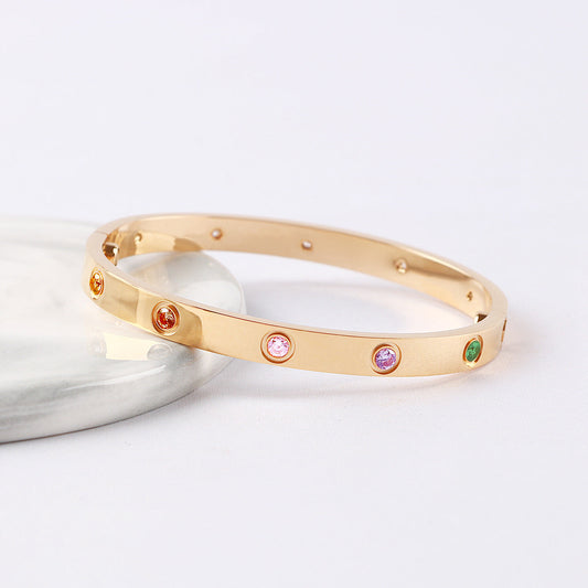 [Marins]2026 NEW 6.1MM COLORED GEMSTONE BRACELET
