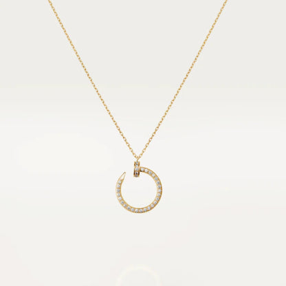 [Marins]JUSTE NECKLACE GOLD DIAMONDS