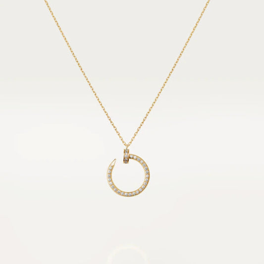 [Marins]JUSTE NECKLACE GOLD DIAMONDS