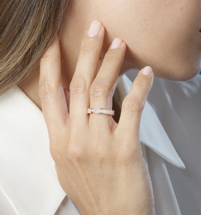 [Marins]ALLIANCE LIENS VIDENCE PAVED DIAMOND 4MM RING