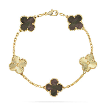 [Marins] CLOVER 5 MOTIF GRAY MOP BRACELET COLLECTION