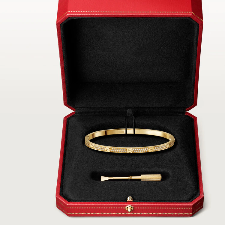 [Marins]LOVE BRACELET 3.65MM DIAMOND-PAVED