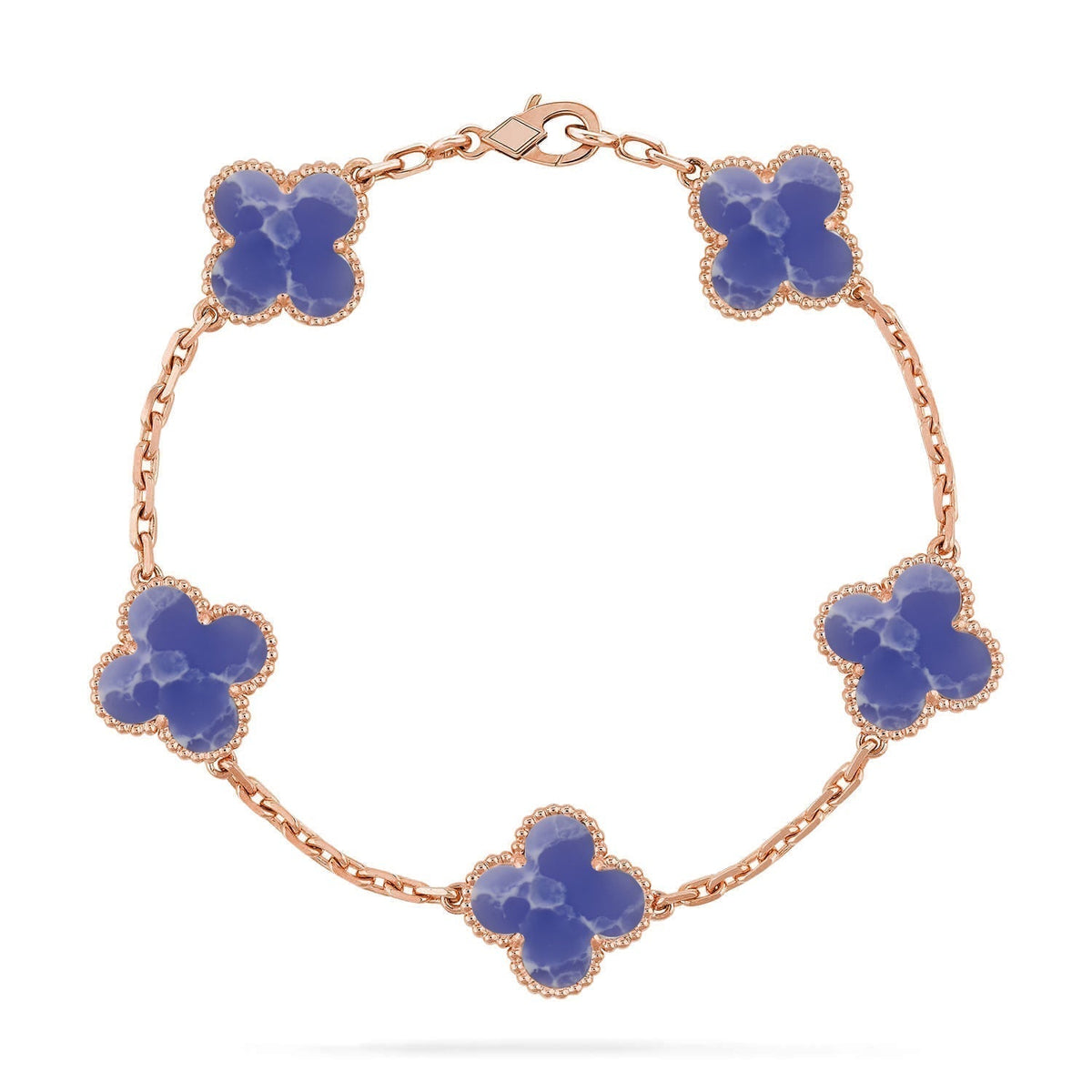 [Marins]CLOVER 5 MOTIF BLUE VEINS BRACELET COLLECTION