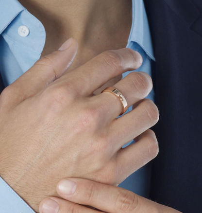 [Marins]ALLIANCE LIENS VIDENCE 4MM RING