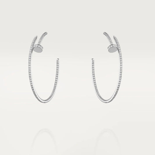 [Marins]JUSTE EARRINGS FULL DIAMONDS 1.8MM