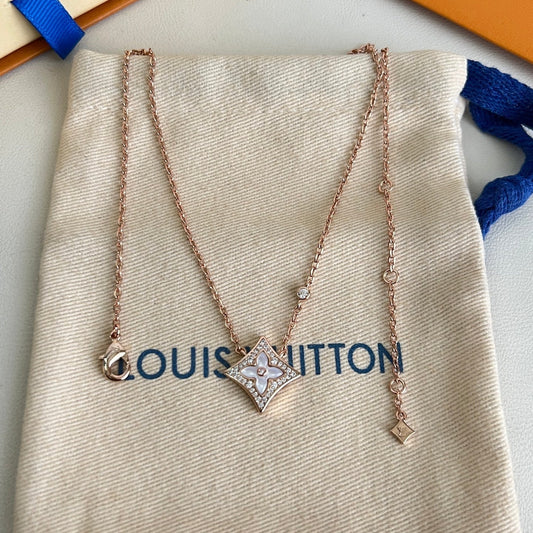 [Marins]ROSE GOLD DIAMOND NECKLACE