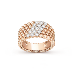 [Marins]Five-row diamond ring