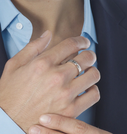 [Marins]ALLIANCE LIENS VIDENCE 4MM RING