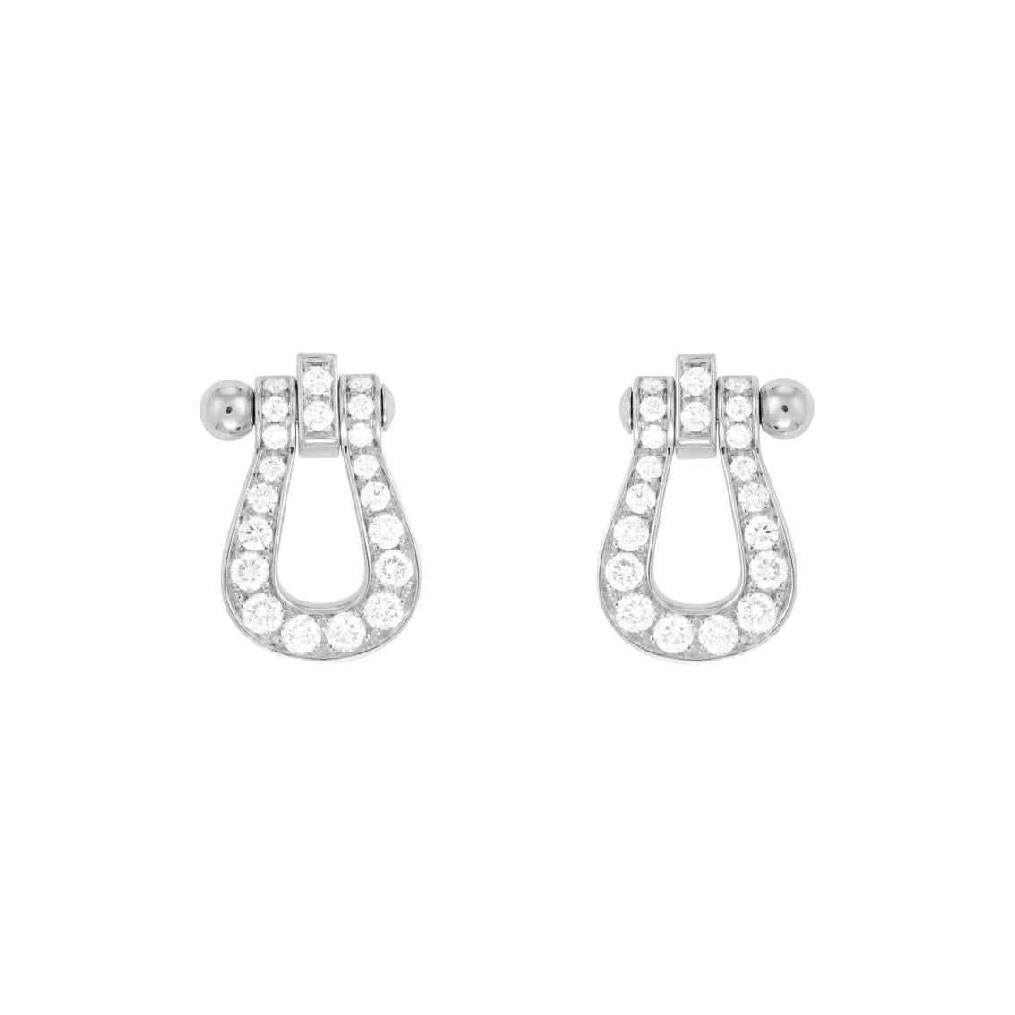 [Marins]FORCE 10 FULL DIAMOND STUD EARRINGS MINI MODEL