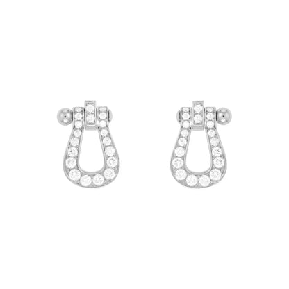 [Marins]FORCE 10 FULL DIAMOND STUD EARRINGS MINI MODEL