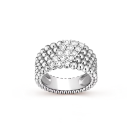 [Marins]Five-row diamond ring