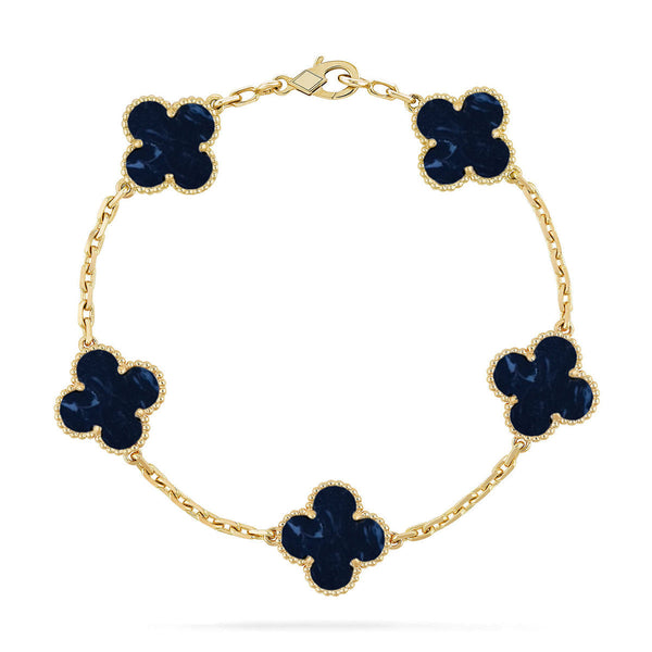 [Marins]CLOVER 5 MOTIF PIETERSITE BRACELET COLLECTION