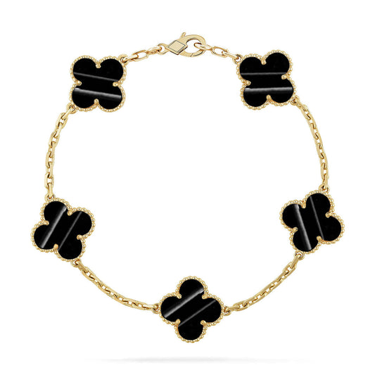 [Marins] CLOVER 5 MOTIF PULSAR STONE BRACELET COLLECTION