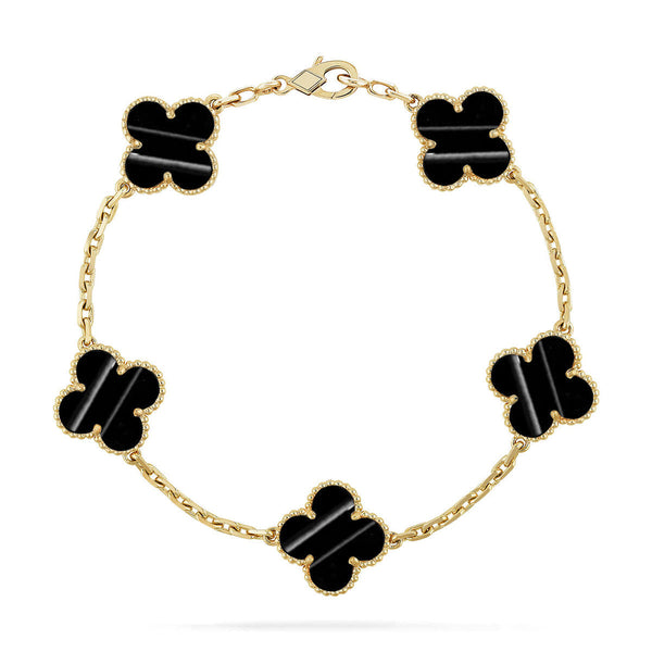 [Marins] CLOVER 5 MOTIF PULSAR STONE BRACELET COLLECTION