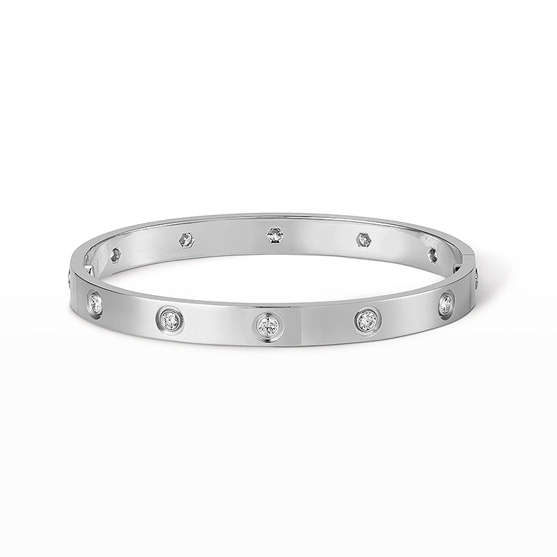 [Marins]LOVE BRACELET 6.1MM 10 DIAMONDS