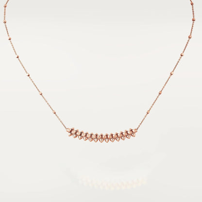 [Marins]CLASH PINK GOLD NECKLACE