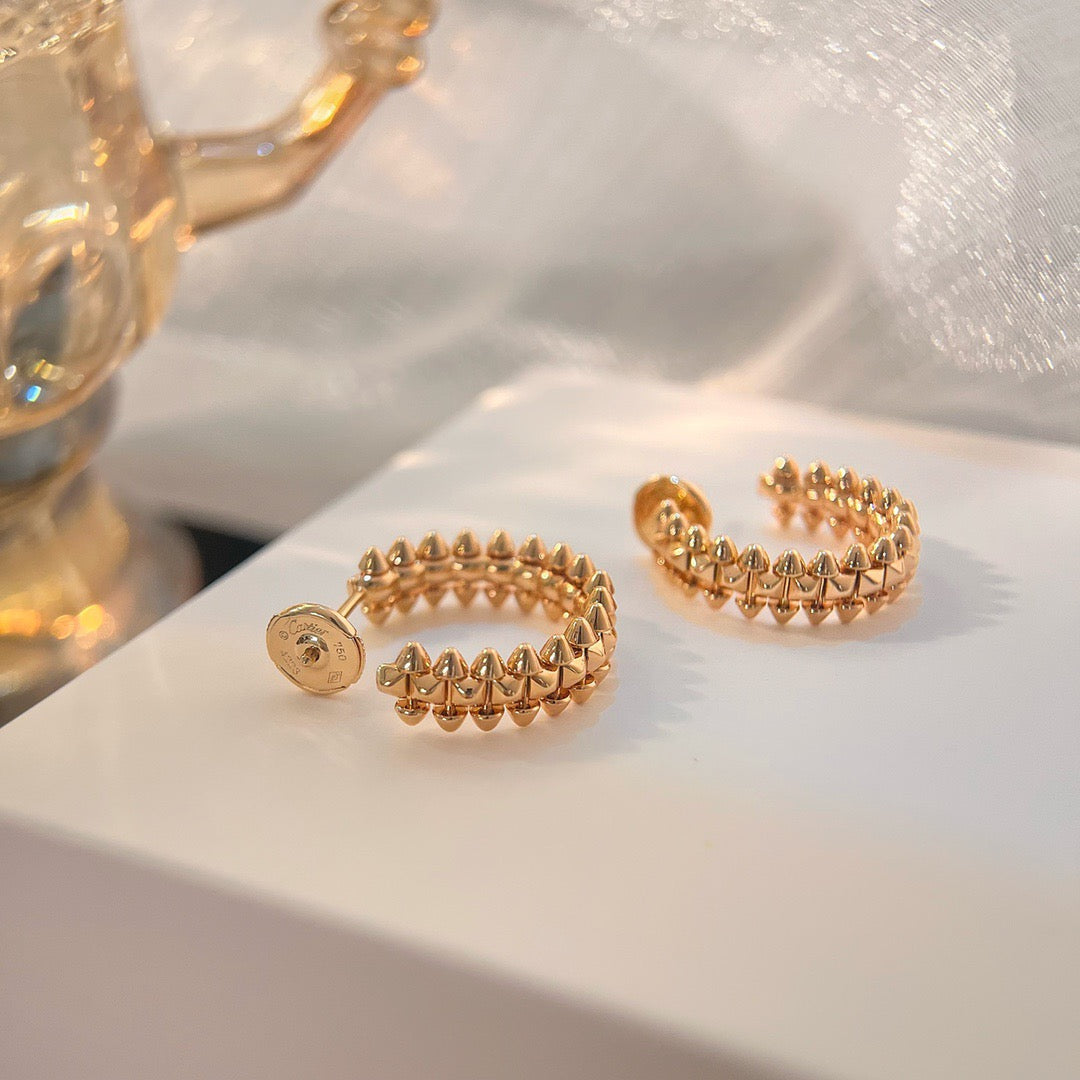 [Marins]CLASH SMALL HOOP EARRINGS