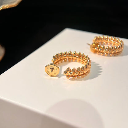 [Marins]CLASH SMALL HOOP EARRINGS