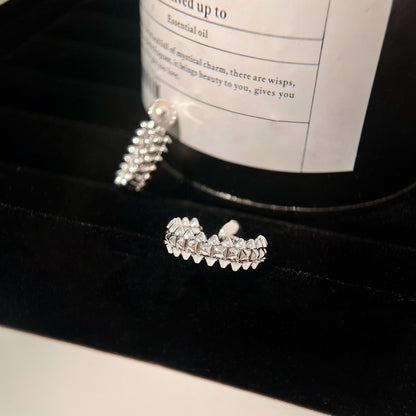 [Marins]CLASH SMALL HOOP EARRINGS