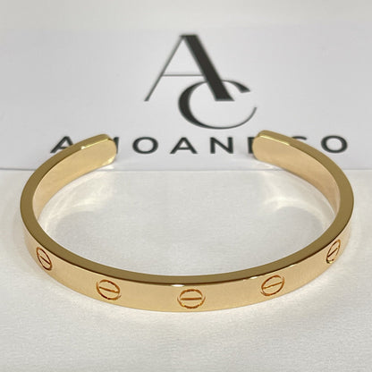 [Marins]LOVE BRACELET 6.1MM OPEN CUFF