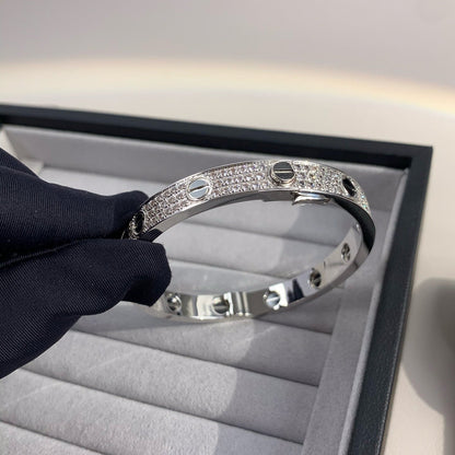 [Marins]LOVE BRACELET 6.1MM DIAMOND-PAVED CERAMIC