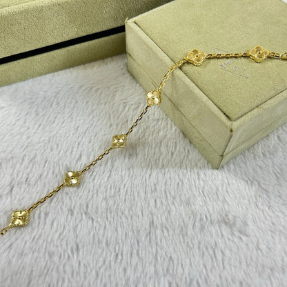 [Marins]CLOVER 6 MOTIF DIAMOND BRACELET