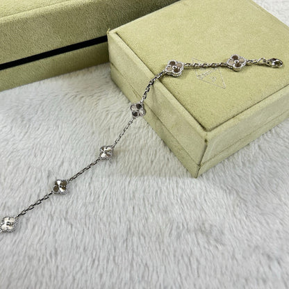 [Marins]CLOVER 6 MOTIF DIAMOND BRACELET