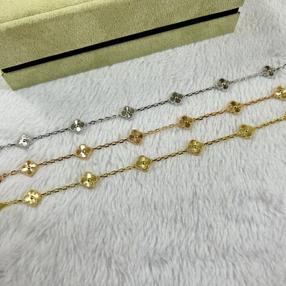 [Marins]CLOVER 6 MOTIF DIAMOND BRACELET