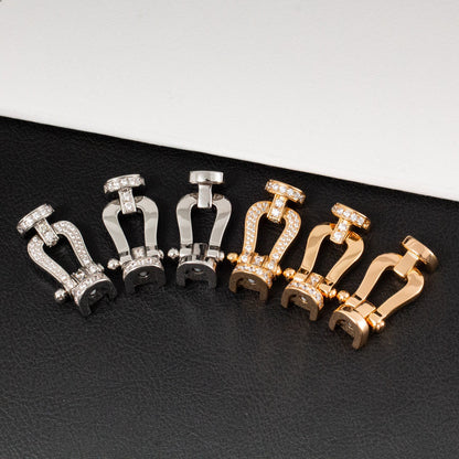 [Marins]FORCE LARGE HORSESHOE FULL DIAMOND BRACELET Marins GOLD