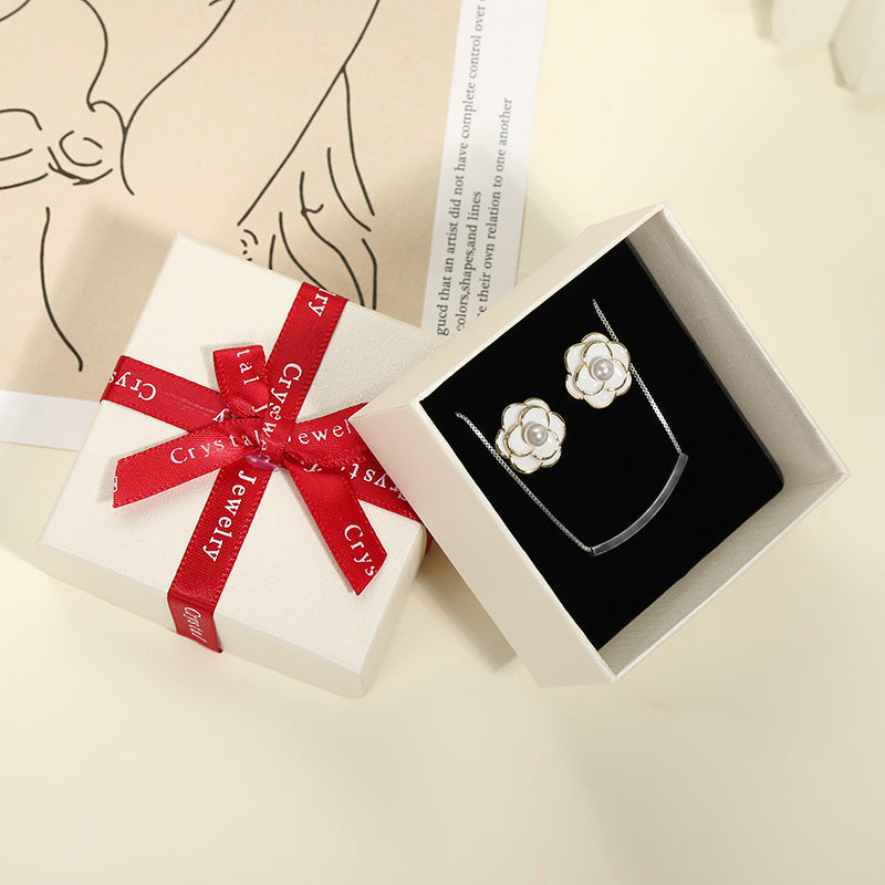 BOÎTE CADEAU À BIJOUX AVEC NOEUD (SANS LOGO)