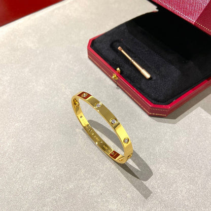 [Marins]LOVE BRACELET 6.1MM 10 DIAMONDS